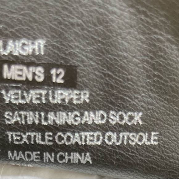 Men’s Steve Madden black velvet slip on loafers size 12 - Picture 4 of 6